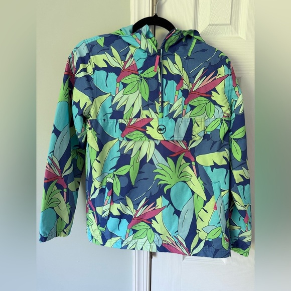 Vineyard Vines Maritime Blue Anorak Spring summer jacket Boys size 16 Large NWT - Picture 1 of 5